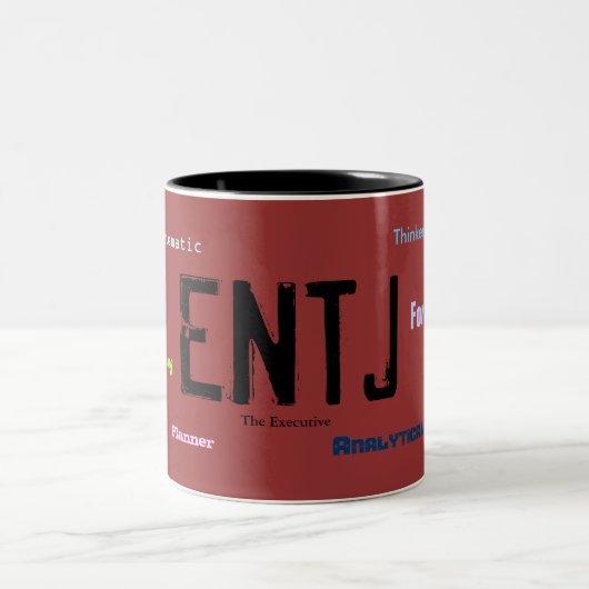 ENTJ ZWEIFARBIGE TASSE (Mittel)