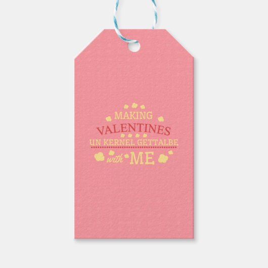 Entkernellose Ventile mit mir Geschenkanhänger (Vorderseite)