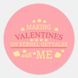 Entkernellose Ventile mit mir Runder Aufkleber