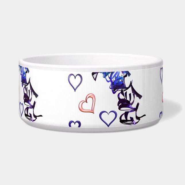 Entketten Sie die Keramik für Haustiere Napf (Vorderseite)