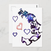 Entketten Sie die Postkarte für mein Herz (Vorne/Hinten)