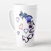 Entketten Sie die Tasse "Mein Herz Latte" (Linke Ecke)