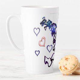 Entketten Sie die Tasse "Mein Herz Latte"