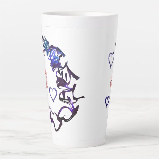 Entketten Sie die Tasse "Mein Herz Latte" (Vorderseite)