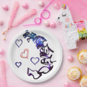 Entketten Sie die Teller von "Mein Herz" (Party)