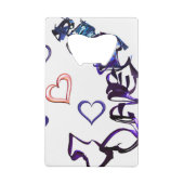 Entketten Sie mein Herz-Flasche-Öffnen Geldbeutel Flaschenöffner (Rückseite)