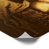 Entkleiden des Babys, 1880 Poster (Ecke)