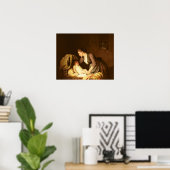 Entkleiden des Babys, 1880 Poster (Heimbüro)