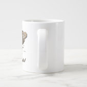 Entkoffeiniert? Nein danke! Jumbo-Tasse (Rückseite)