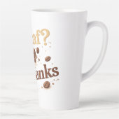Entkoffeiniert? Nein Danke — Lustiger Kaffeebohnen Milchtasse (Rechts)