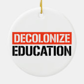 Entkolonialisierung der Bildung Keramik Ornament (Hinten)