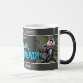 Entkommen, Affe tot - albern übersetzt Deutsch! Verwandlungstasse