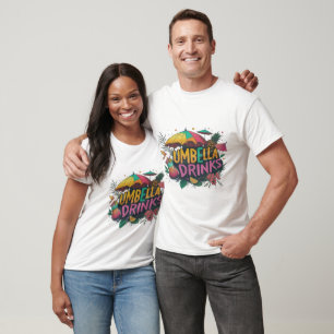 Entkommen mit einer Sippe: Schirmgetränke T-Shirt