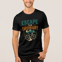 Entkommen Sie dem normalen Bike Adventure Tri-Blen Tri-Blend Shirt