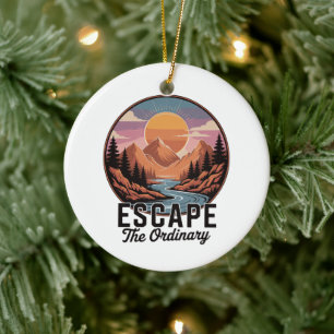 Entkommen Sie dem normalen Naturerlebnis Keramik Ornament