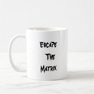 Entkommen Sie der Matrix-Tasse (mit andrew-Status  Kaffeetasse