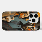 Entkoppelte Paar-Kunstwerke Case-Mate iPhone Hülle (Rückseite (Horizontal))