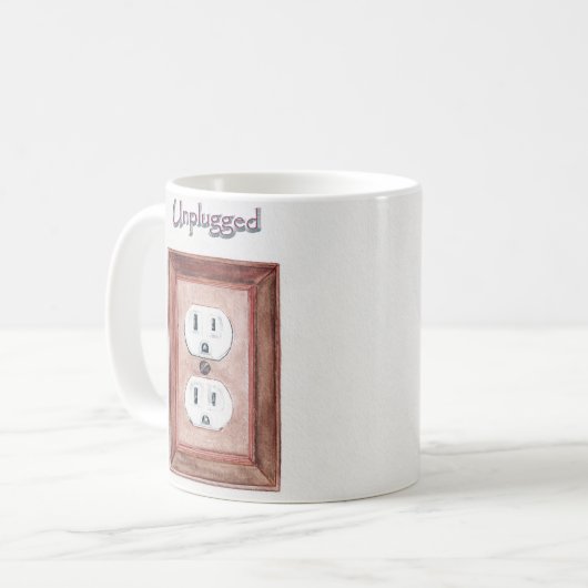 Entkoppeltes Design auf einer Tasse (Vorderseite Links)