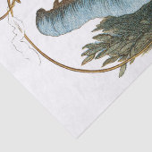 Entkoppelung der Alice im Wunderland Vintag Seidenpapier (Detail)