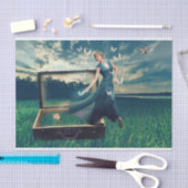 Entkoppelung von Frauen Seidenpapier (Handwerk)