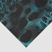 Entkopplung der Aquamarinen Tiger-Hautfarbe Seidenpapier (Ausschnitt)