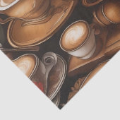 Entkopplung der letzten Kaffeekuchen / Seidenpapier (Detail)