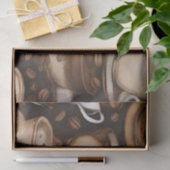 Entkopplung der letzten Kaffeekuchen / Seidenpapier (Geschenk)