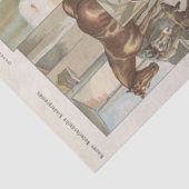 Entkopplung der Tiersammlung von gezähmten Nutztie Seidenpapier (Detail)