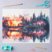 Entkopplung des Gitarrenwalds durch DoppeldeckeTis Seidenpapier (Basteln)