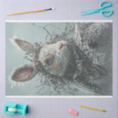 Entkopplung des Vintagen Osterkaninchens Seidenpapier (Basteln)