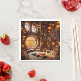 Entkopplung des Whimsical Herbst Serviette