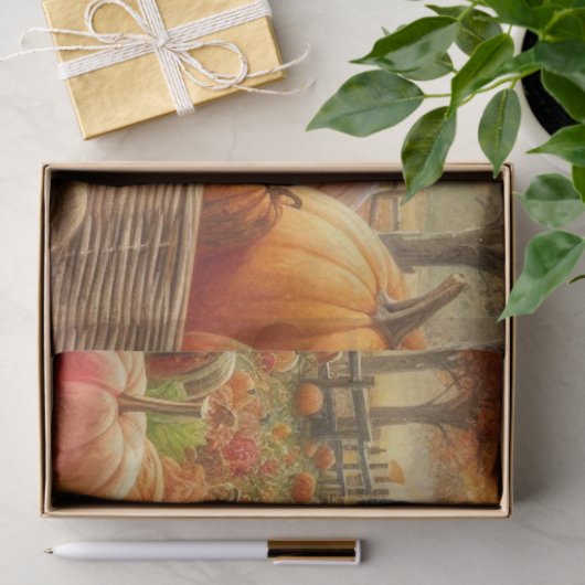 Entkopplung von Herbstblättern Seidenpapier (Geschenk)