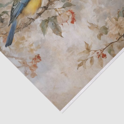 Entkopplung von Vögeln und Branchen Seidenpapier (Ausschnitt)