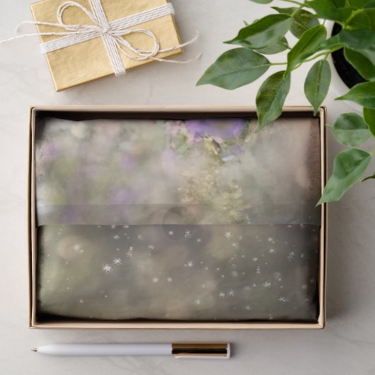 Entkopplungsbär im Bereich der Wildblumen Seidenpapier (Geschenk)