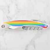 Entkorken mit Stolz: Regenbogenflagge Kellnermesser (Vorderseite)