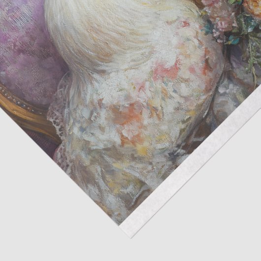 Entkundung der Hühnerkollektion Seidenpapier (Ausschnitt)