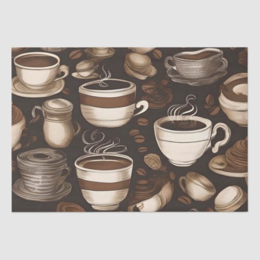 Entkundung der Kaffeekassen / Seidenpapier (Vorderseite)