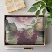 Entkundung des Vintagen Blumenmostes Pink Peony Hy Seidenpapier (Geschenk)