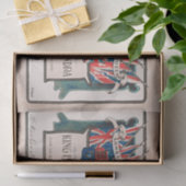 Entkundungspapier für Vintage Viktorianische Krönu Seidenpapier (Geschenk)