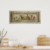 Entladen eines Schiffes Poster (Küche)