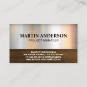 Entladewagen und Bagger Visitenkarte (Rückseite)