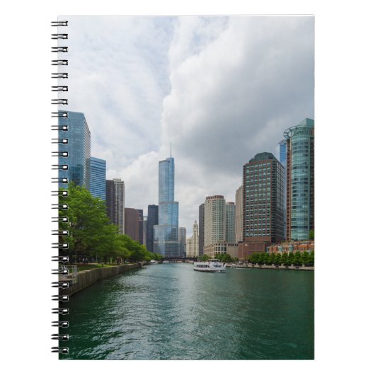 Entlang Chicago River Notizblock (Vorderseite)
