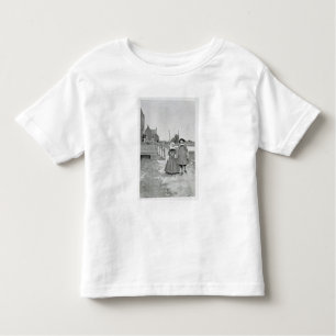 Entlang dem Kanal in altem Manhattan Kleinkind T-shirt