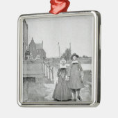 Entlang dem Kanal in altem Manhattan Ornament Aus Metall (Links)