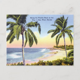 Entlang der Florida Keys Vintag Postkarte