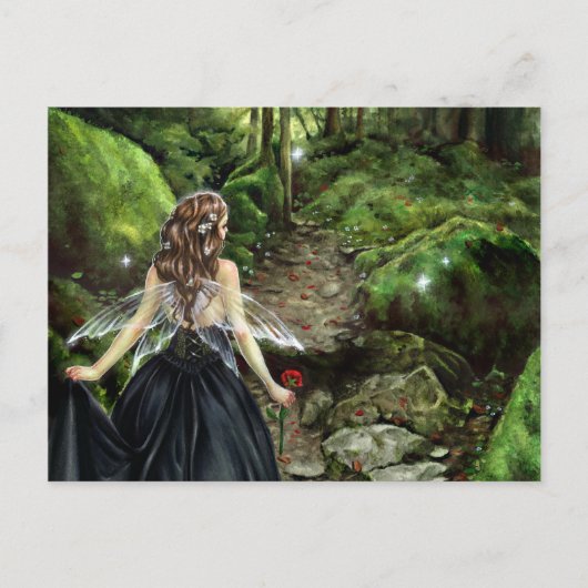 Entlang der Forstweg-Postkarte Postkarte (Vorderseite)