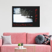 Entlang der Linie Leinwanddruck (Insitu (Wohnzimmer))
