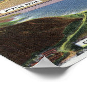 Entlang der Oregon Coast Highway mit einem Gedicht Poster (Ecke)