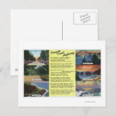 Entlang der Oregon Coast Highway mit einem Gedicht Postkarte (Vorne/Hinten)