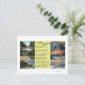 Entlang der Oregon Coast Highway mit einem Gedicht Postkarte (Stehend Vorderseite)